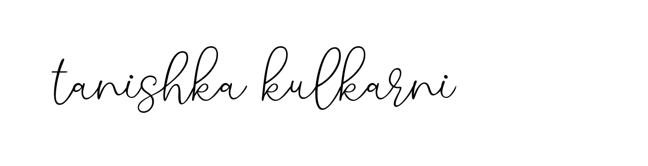 Signature of tanishka-kulkarni