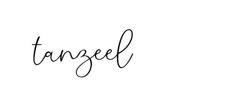 Signature of tanzeel