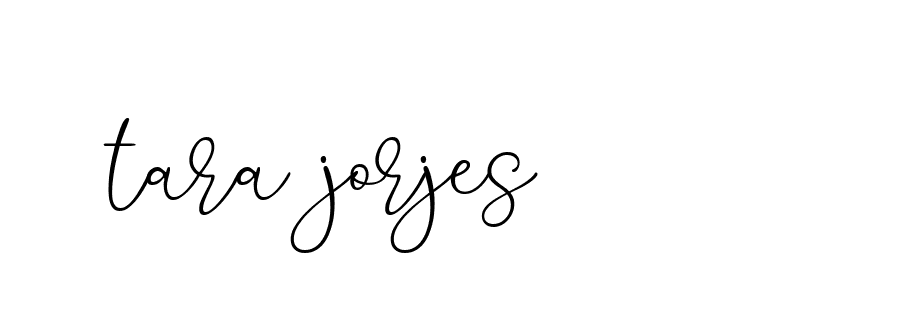 Signature of tara-jorjes