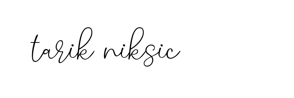 Signature of tarik-niksic