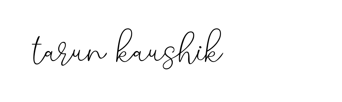 Signature of tarun-kaushik