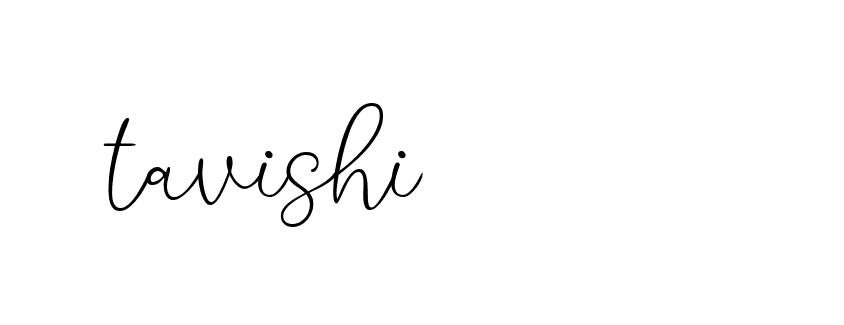 Signature of tavishi-