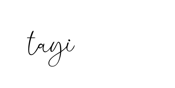 Signature of tayi