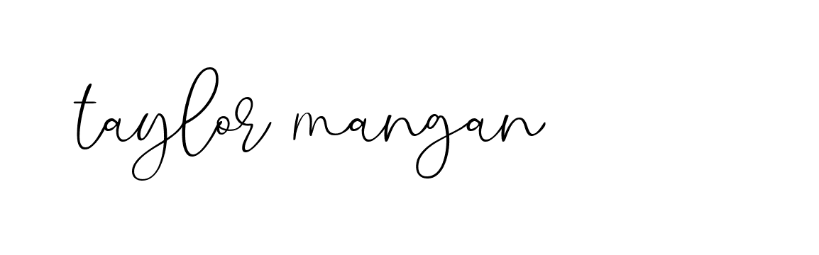 Signature of taylor-mangan