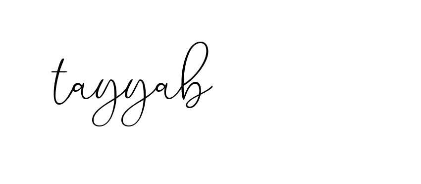 Signature of tayyab-