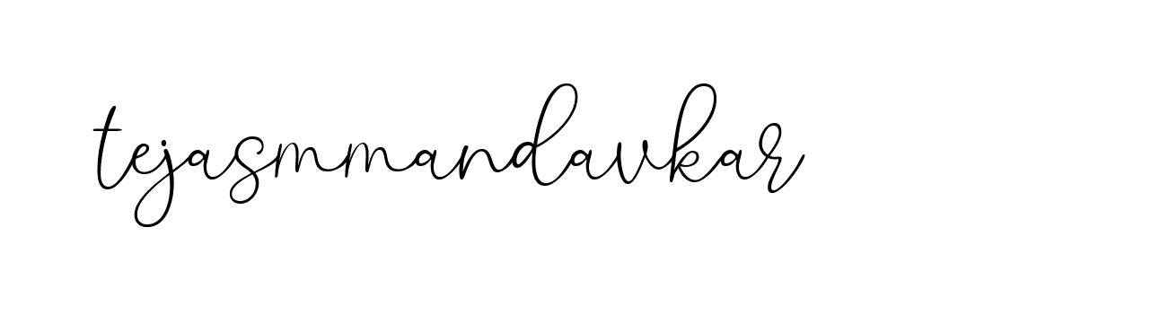 Signature of tejasmmandavkar