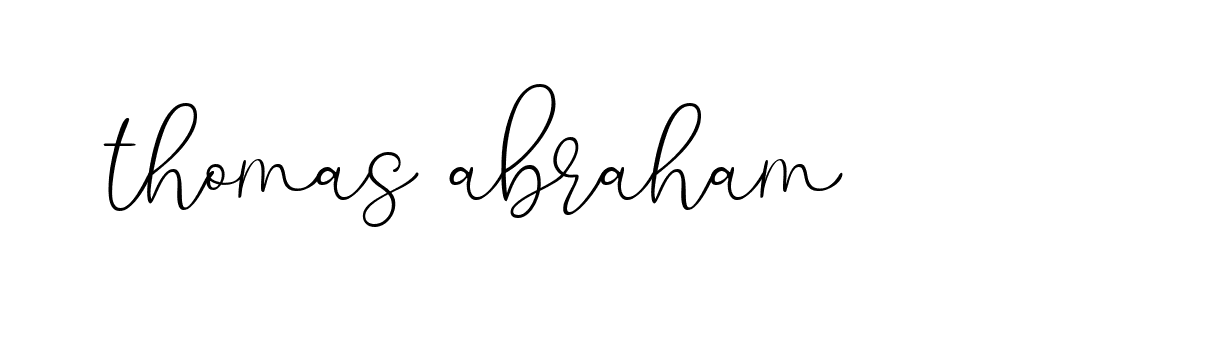 Signature of thomas-abraham