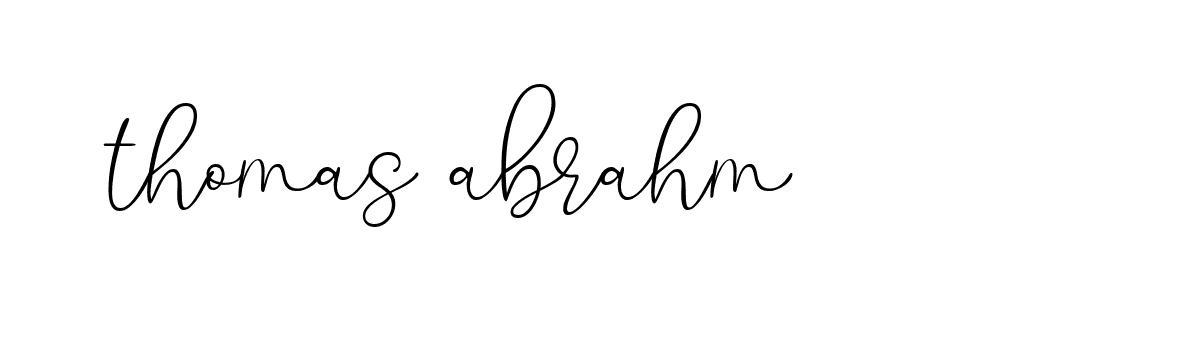 Signature of thomas-abrahm