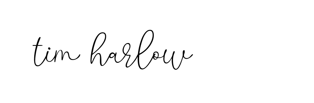 Signature of tim-harlow