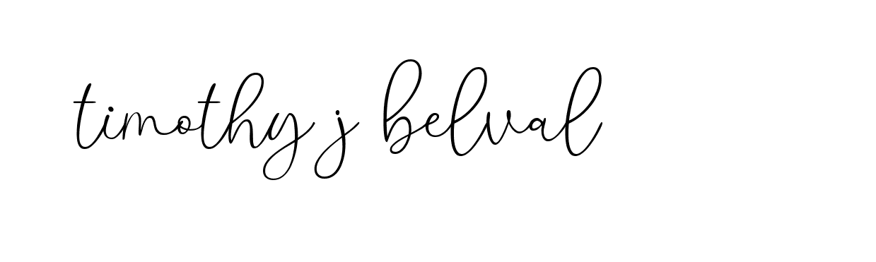 Signature of timothy-j-belval