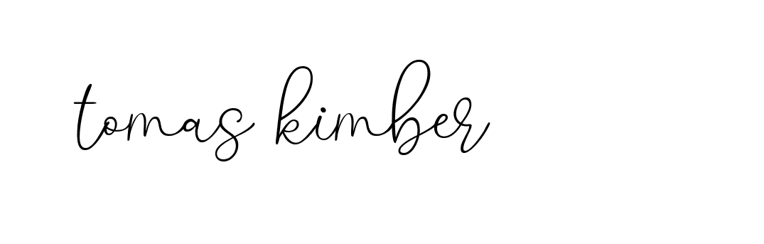 Signature of tomas-kimber