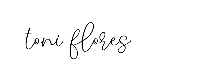 Signature of toni-flores