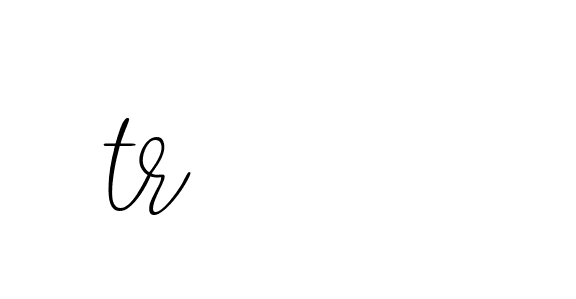 Signature of tr