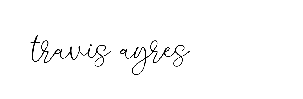 Signature of travis-ayres