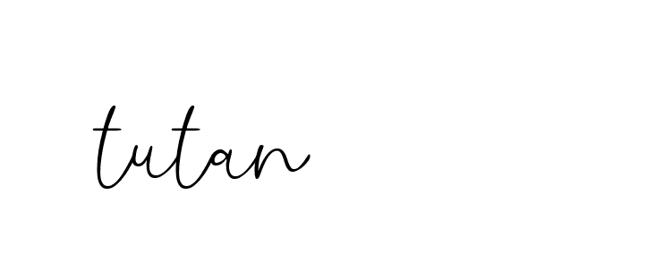 Signature of tutan