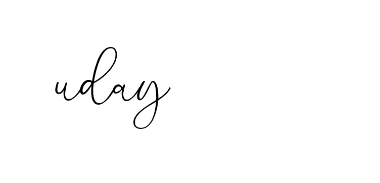 Signature of uday-