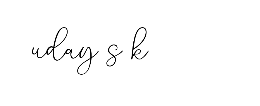 Signature of uday-s-k