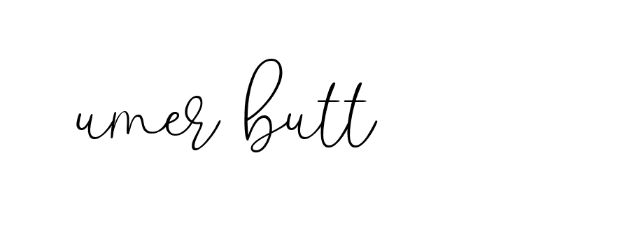 Signature of umer-butt