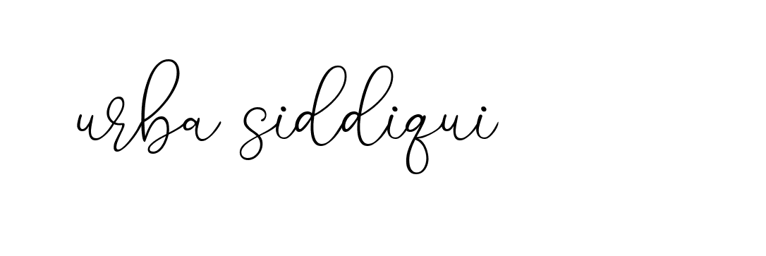 Signature of urba-siddiqui