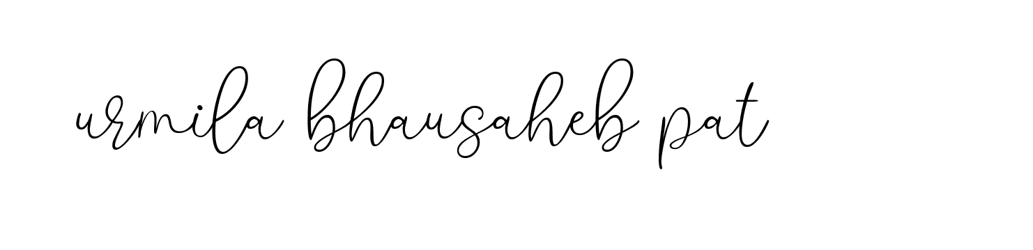 Signature of urmila-bhausaheb-pat