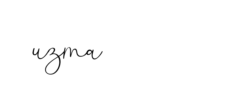 Signature of uzma-