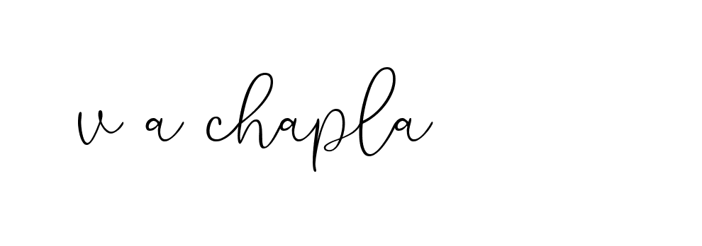 Signature of v-a-chapla