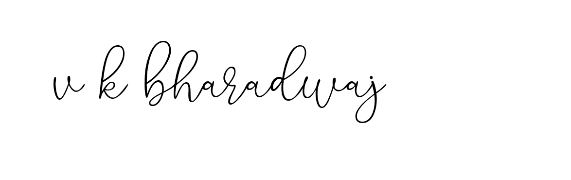 Signature of v-k-bharadwaj