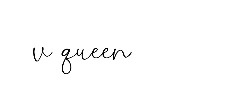 Signature of v-queen