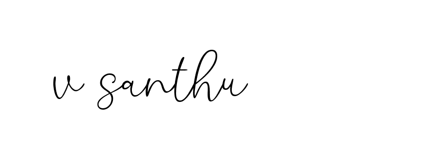 Signature of v-santhu