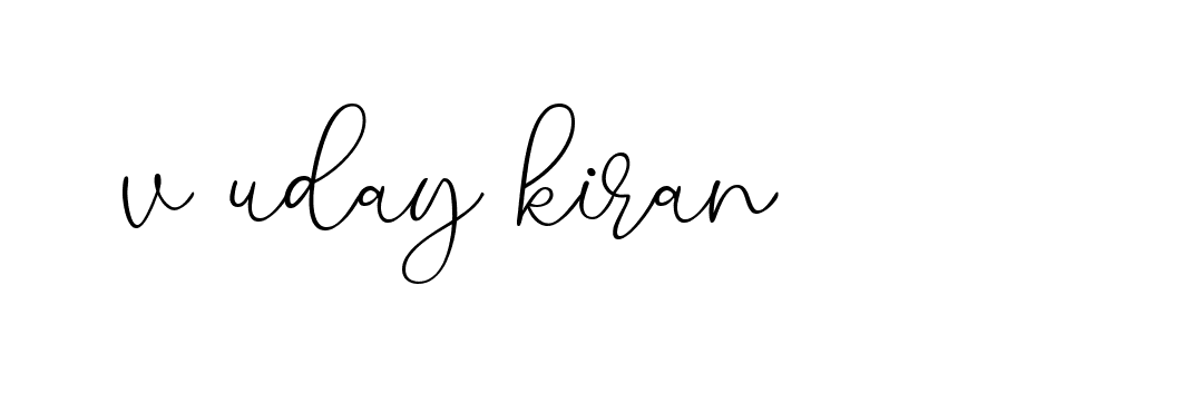 Signature of v-uday-kiran