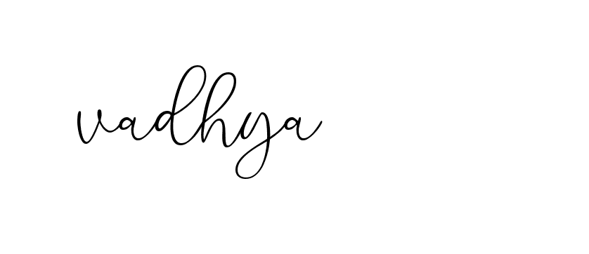 Signature of vadhya