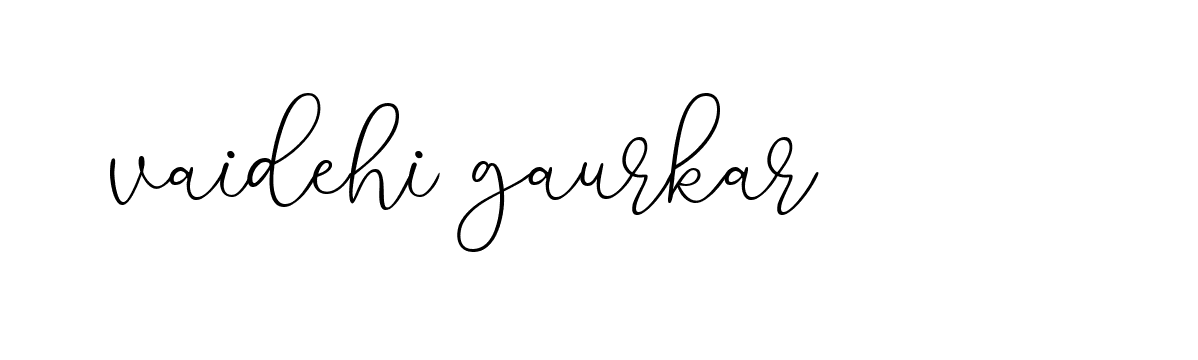 Signature of vaidehi-gaurkar