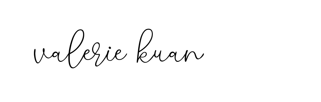 Signature of valerie-kuan