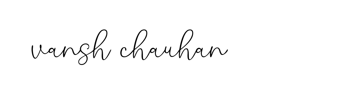 Signature of vansh-chauhan