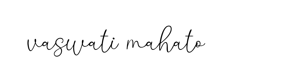 Signature of vaswati-mahato