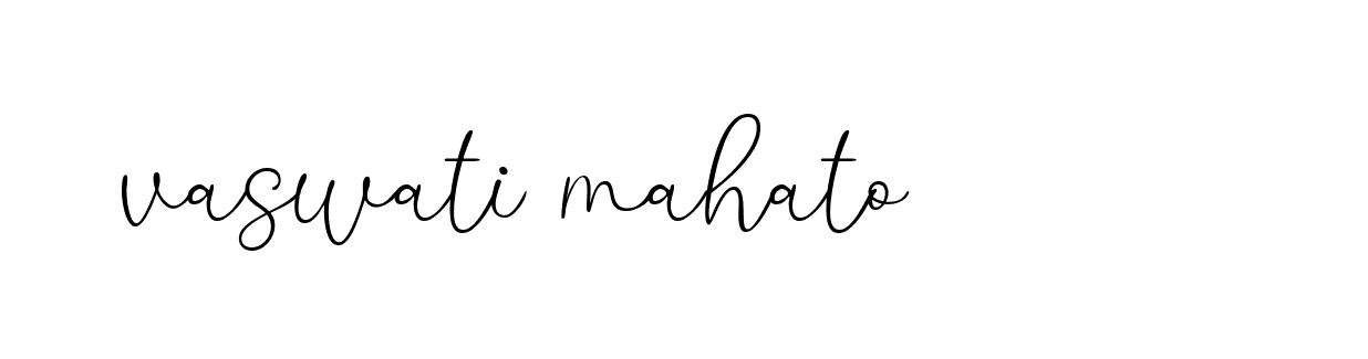 Signature of vaswati-mahato-