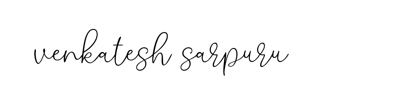 Signature of venkatesh-sarpuru