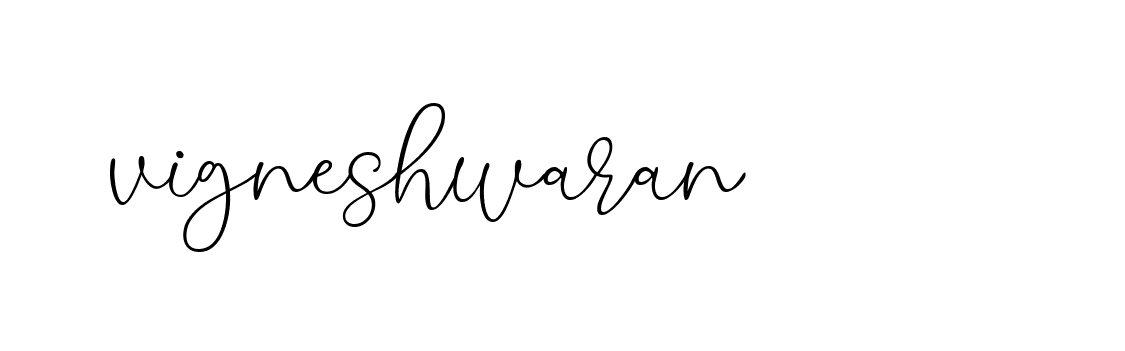 Signature of vigneshwaran