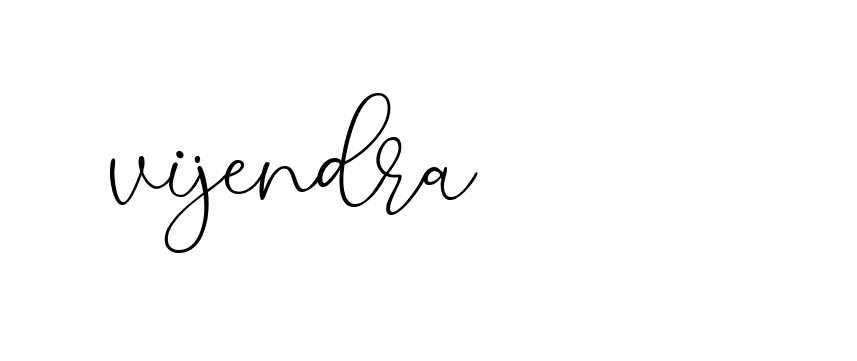 Signature of vijendra