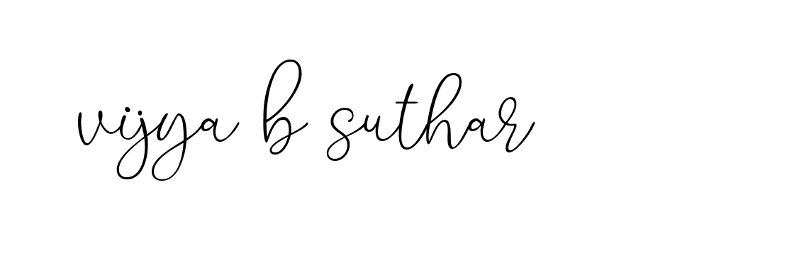 Signature of vijya-b-suthar