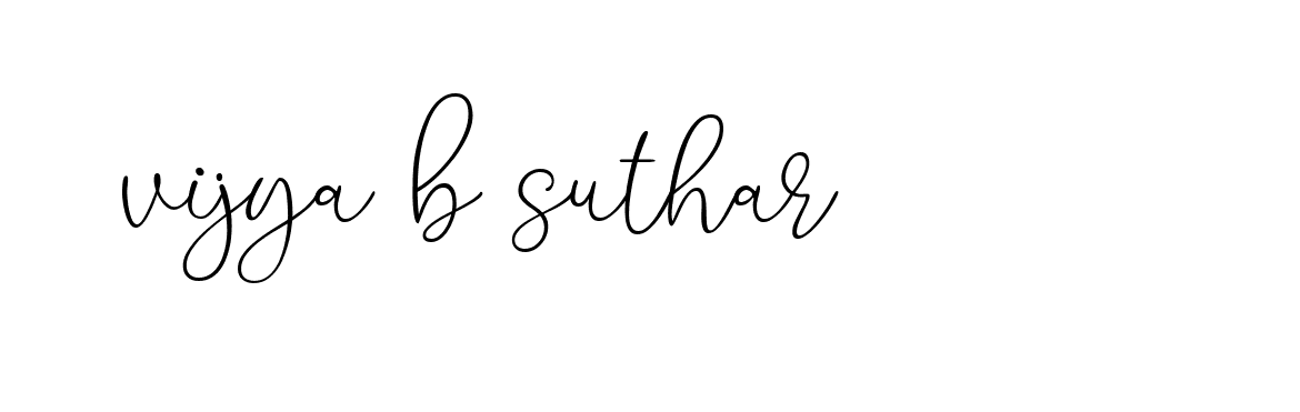 Signature of vijya-b-suthar-