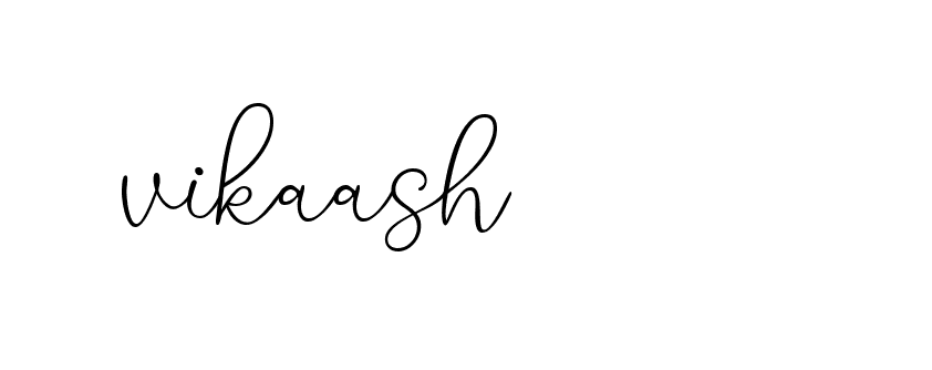 Signature of vikaash