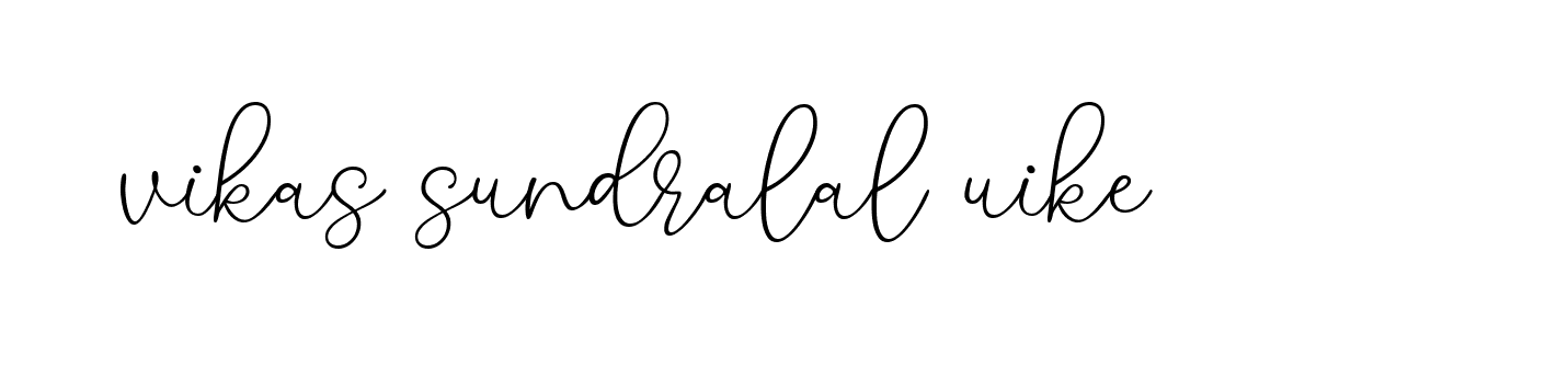 Signature of vikas-sundralal-uike