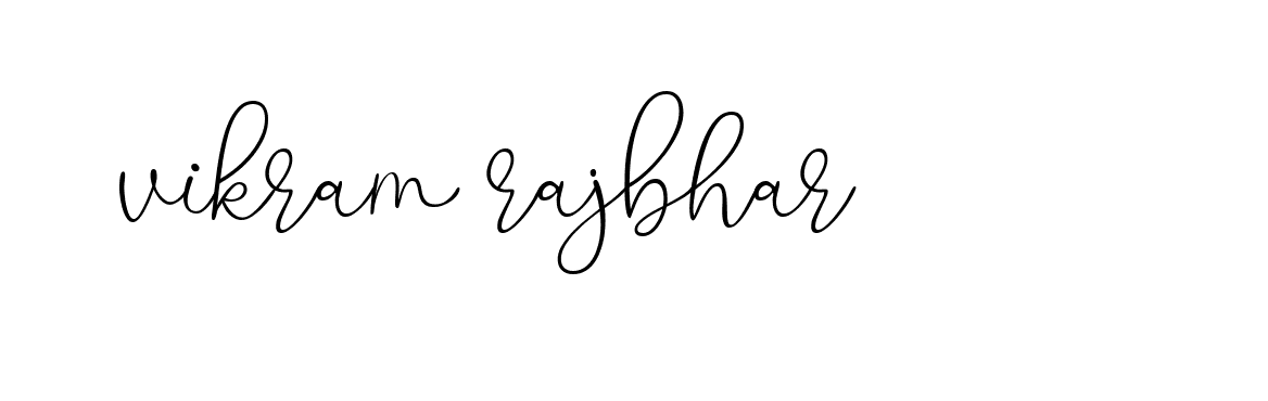 Signature of vikram-rajbhar