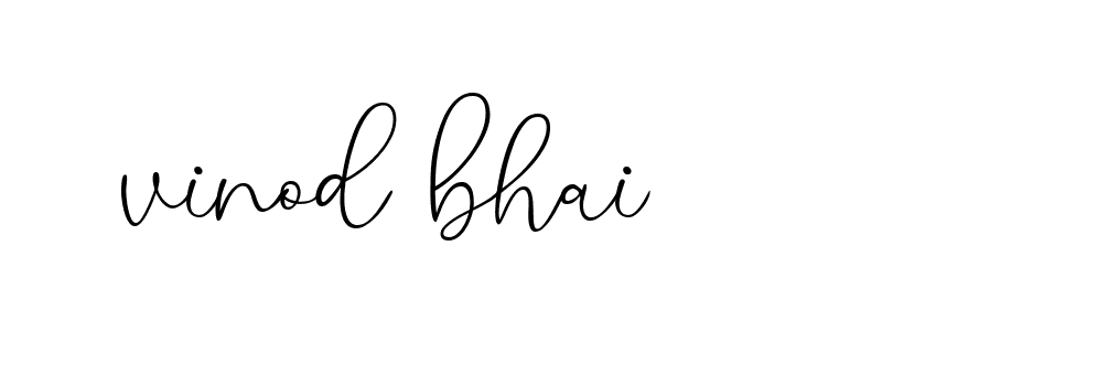 Signature of vinod-bhai-