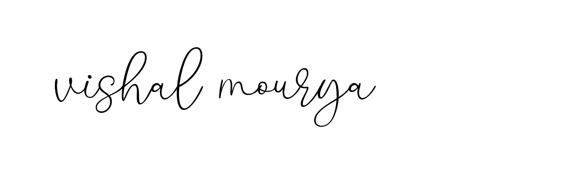 Signature of vishal-mourya