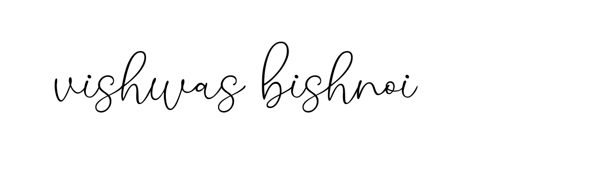 Signature of vishwas-bishnoi