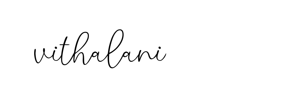 Signature of vithalani