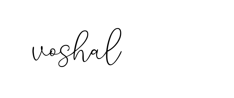 Signature of voshal