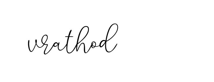 Signature of vrathod